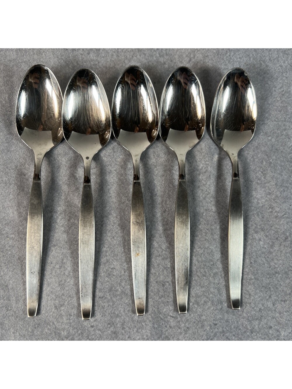 Set Of 5 Community Stainless Flatware Teaspoon